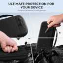ECHTPower Carrying Case for Nintendo Switch 2 (2025), Slim Hard Travel Case for Switch 2 Console & Accessories, Lightweight Ballistic Nylon Shell, 10 Game Slots, Soft Lining, Black