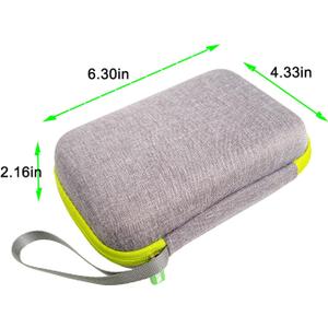 JCHPINE Hard Carrying Case for Leapfrog LeapLand Adventures Learning Video Game, Protective Storage Holder for HDMI Game Stick, USB Power Cable Accessories (Case Only)