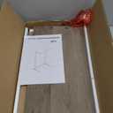 TUTOTAK C Shaped End Table, Small Side Table, 28.7 inch Tall Couch Table, Sofa Table, Living Room, Bed Room, Charcoal Grey TB01BY071