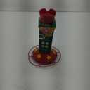 Perky-Pet 209B-1SR Glass Hummingbird Feeders for Outdoors Hanging - 30 oz - Ant & Bee Guarded Red Bird Feeder
