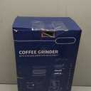 SHARDOR Professional 64mm Burr Coffee Grinder with 100 Grind Settings and All-Metal Chamber, Coffee Bean Grinder with Adjustable Electronic Timer and LED Display, Anti-Static,Black