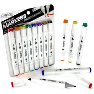 ArtSkills Artists Alcohol Markers Set, Blendable Dual Tip Markers Permanent Marker Set for Adult Coloring, Drawing, 7-Count