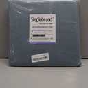 Simplebrand Ava Stone Blue Blackout Curtains, Privacy Thermal Insulated, 72 Inch x 40 Inch, 2 Panels for Bedroom, Patio, French Door