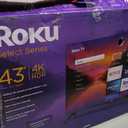 Roku Smart TV  43-Inch Select Series 4K HDR RokuTV with Roku Enhanced Voice Remote, Brilliant 4K Picture, Automatic Brightness, & Seamless Streaming  Live Local News, Sports, Family Entertainment
