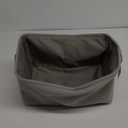 Collapsible Fabric Storage Bin – Light Grey, Rectangular