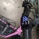 Urbanmax New Electric Scooter for Adults with Seat C1Pro, 18.6MPH & 25 Miles Range, 12" Pneumatic Tires, Dual Shock Absorbers, Dual Brakes, Removable Basket, UL2272 Certified – Pink