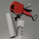 MX-5500 8 Digits Price tag Gun with 5000 Sticker Labels, Pricing Gun Kit for Office, Retail Shop, Grocery Store (A/Red)