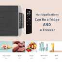 Alpicool T36 Dual Temperature Control 12 Volt Refrigerator 38 Quart Portable Car Fridge Freezer (-4F~68F) for Truck, RV, Boat, Camping and Travel