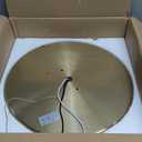 2 Pack 12 Inch Brushed Gold Metal Flush Mount LED Ceiling Light,3000K-5000K 20W Thin Round Ceiling Lamp,Modern Low Profile Ceiling Light Fixtures for Bedroom Living Room Kitchen Bathroom