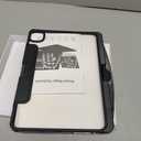 Transparent Keyboard Case for iPad Pro 11" (M5/M4, 2025/2024) Wireless Keyboard with 7 Colors Backlight, 360 Rotatable Protective Case with Pencil Holder, Multi-Touch Trackpad, Thin & Light, Black