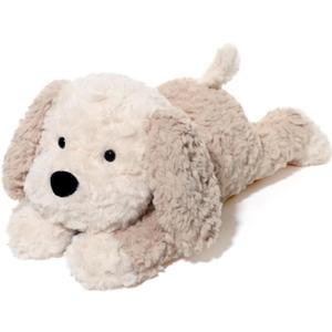 Stuffed Animals Adorable Dog Plush Toys 16.5 inches Soft and Comfort Maltese Dog Plush Toy Gift for Kids, Beige/Grey