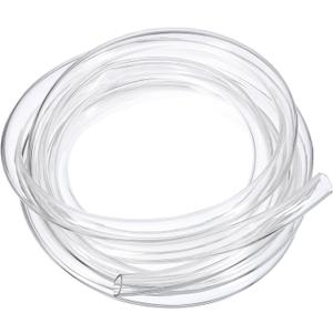 uxcell PVC Tubing, 14mm ID x 16mm OD - 13 Feet Long Clear Vinyl Water Pipe, Lightweight Plastic Flexible Water Pipe for Aquaponics, Air Hose, Irrigation