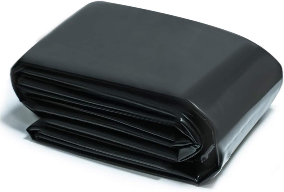 20 Mil LDPE Pond Liner for Fish Ponds, Water Features, Fountains, Waterfall and Water Garden (10 x 13FT)