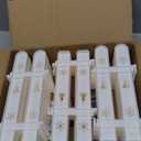 Christmas Tree Fence 30 Pieces Thick Christmas Tree Blocker for Pets Dogs Cats White Plastic Tree Protectors Barrier for Wedding Party Decor Garden Home 129 x 11 Inches