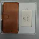 TUCCH Case Wallet for iPhone 16e, [TPU Shockproof Inner Shell], Kickstand PU Leather [RFID Blocking] 4 Card Holder Magnetic Stand Protective Cover Compatible with iPhone 16e, Light Brown