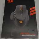 Redragon M811 PRO Wireless MMO Gaming Mouse, 15 Programmable Buttons RGB Gamer Mouse w/Ergonomic Natural Grip Build, 10 Side Macro Keys, Software Supports DIY Keybinds & Backlit (Black)