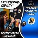 2 x Crow Magnet 4 Inch 2-Pack Corvus  Strong Vinyl Decorative Animal Magnets for Fridge Locker Kitchen Office  Cute Fun Aesthetic Cool Durable & Long-Lasting Souvenir ID44999