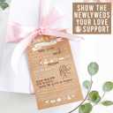 Hadley Designs 25 Wedding Advice Cards For The Bride and Groom, Rustic Bridal Shower Games For Guests, Guest Book Alternative, Card Boxes For Reception, Advice for the Bride Shower Games
