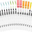 Mr. Pen- Watercolor Brush Pens, 18 Pack, Watercolor Brushes Set, Watercolor Pens for Adults, Water Brush Pen, Water Color Pens, Watercolor Brush Set, Refillable Brush Pen, Water Brushes for Watercolor