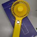 SWEETFULL Handheld Portable Fan, 5000mAh Rechargeable Battery, 6 Speed Wind, LED Digital Display, Foldable Electric Personal Mini Travel Fan with Backup Power, Summer Essentials Gifts for Women Girl