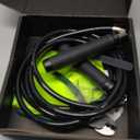 Weighted Jump Rope 1LB for Men & Women - Heavy Duty 11mm Steel Cable, Metal Handles with Smooth Spin, Comfortable Grips & Adjustable Length | Perfect for Muay Thai, MMA & High-Intensity Fitness Workouts (Black)