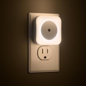 8-Pack LED Night Lights Plug into Wall,Bright Nightlight Auto-On/Off and Dimmable,0.5W Plug in Socket Night Light,Smart Sensor,Daylight White,for Adults Kids Bedroom Bathroom Hallway Kitchen Decor (8)