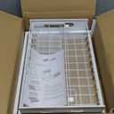 REALINN Under Sink Organizer, Pull Out Cabinet Organizer 2 Tier Slide Out Sink Shelf Cabinet Storage Shelves, Under Sink Storage for Kitchen Bathroom Cabinet, White, 1 Pack