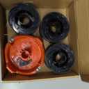 THTEN DF-065 String Trimmer Spools Compatible with Black and Decker GH710 GH700 GH750 RC-065, DF-065-BKP Weed Eater Refills Line 36ft 0.065" Auto-Feed Dual Line Edger+ RC-065-P Spool Cover Cap 3+1
