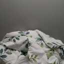 Botanical 6-Piece King Size Sheets Set, Boho Floral Print Brushed Microfiber Sheets, Cooling Bed Sheet Set, Ultra Soft & Breathable, 16' Deep Pocket Fitted Sheet & Pillowcase Set, Sage Green Leaves