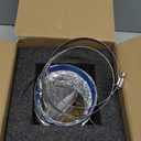 DV180 Magnetic Dryer Vent Kit, Airtight Seal Magntic Drver Vent Connector Kit, Including 6-Ply Aluminum Foil Duct and 2 Clamps, Easy to Clean Quick Connector (Silver)