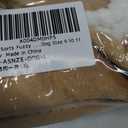 BenSorts Fuzzy Slipper Socks for Women Funny House Slippers with Grips (Brown)