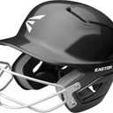 Easton | Alpha Batting Helmet with Facemask | T-Ball/Fastpitch Softball | Multiple Sizes/Colors (Medium/Large (6 5/8" - 7 1/4"), Black)