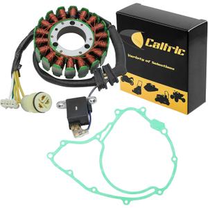 Caltric Stator and Gasket Compatible With Honda Trx300 Trx-300 Fourtrax 300 1988-199518 Pol