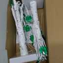 2Pack Timer St. Patrick's Day Tree Decorations, 18Inch 24 LED Tabletop St. Patrick's Day Tree Lights with 3D Shamrock, USB & Battery Operated St Patricks Day Decoration Indoor Home Party