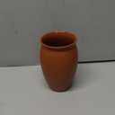 Nuogo 12 Pcs 12 oz Cantaritos De Barro Mexicanos Cantaritos Shooters Taco Tuesday Mexican Clay Cup Cocktail Cups for Tequila Margaritas Mojitos Tazas