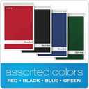 TOPS Steno Books, 6" x 9", Gregg Rule, Green Tint Paper, Assorted Color Covers, 80 Sheets, 4 Pack (80221)