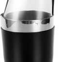 Boston Cocktail Shaker, 16 fl oz Glass and 26 fl oz Stainless Steel with Rubber Sleeve
