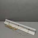 DEZ FURNISHINGS Cordless No Tools 1" Magnet Mini Blinds for Metal Doors, Room Darkening, 25" W x 72" H, White