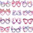 36 Pcs Butterfly Party Favors for Girls Kids, Paper Eyeglasses for Birthday Party Supplies, Spring Easter Decorations, Photo Booth Props, Bulk Goodie Bag Stuffers, Classroom School Rewards