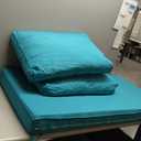 Outdoor Loveseat Cushions, 48 x 24 x 4 Inches Waterproof Fade Resistant Cushion Set for Couch, Bench and Swing (Lake Blue)