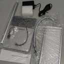 LEPOWER Desk Lamp, 800LM LED for Home Office, 12W Reading for Desk, Eye-Caring Light, Touch Table Gooseneck Lamp, 50 Lighting Modes, Bright for Bedroom, Study (Grey)