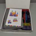 Magnetic Building Tiles, 134PCS Large Magnet Building Set,Magnetic Blocks, 3D STEM Stacking Toys, Magnets Toy for Kids Boys Girls