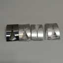 Boao 4 Pcs Self Adhesive Towel Hook Holder Grabber Stainless Steel Kitchen Dish Towel Hook Wall Mount Non Drilling Hangers Rack Hand Tea Holders for Bathroom Accesories Kitchen Gadgets (Silver)