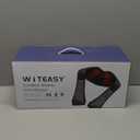 Cordless Shiatsu Neck Massager for Pain Relief Deep Tissue with Heat, 3D Kneading Massage Pillow Back Shoulder Massagerfor Body Muscle, Plug-in Use for Home Office Car, Gifts for Mom Dad Him