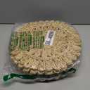 13.8" Round Corn Husk Placemats Set of 6 | Boho Rattan Woven Table Mats | Farmhouse Spring Plate Chargers Like Water Hyacinth, Seagrass for Wedding, Party, Christmas, Events