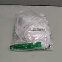 ZAFUL Women 2 Piece Strapless Bikini Swimsuits Ruffle Ribbed Self Tie Bandeau Bikini Set High Cut String Bathing Suits (Medium, 0-white)