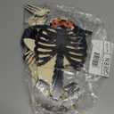 Wesiti Skeleton Halloween Door Hanger Skull Wooden Sign Halloween Skeleton Decorations Door Hanger Sign Rustic Front for Spooky House Wall Decorations