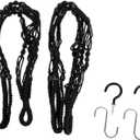 VOSAREA Bohemian Cotton Rope Hanging Plant Hanger Handwoven Indoor/Outdoor Flowerpot Sling Net Decorative Basket