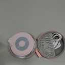 XLEADER Mini Bluetooth Speaker (Travel Case Provided) HD Sound&Rich Bass, Touch Design, 12-15H Playtime, Support Aux Input, Micro SD, Mic, for iPhone Laptop Shower Office, Ideal Gifts, Pink Rose Gold