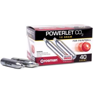 Crosman CC40PB CO2 Powerlet For Paintball (40-Count),Black